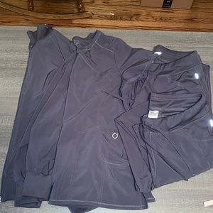 Heather gray Cherokee infinity scrub set